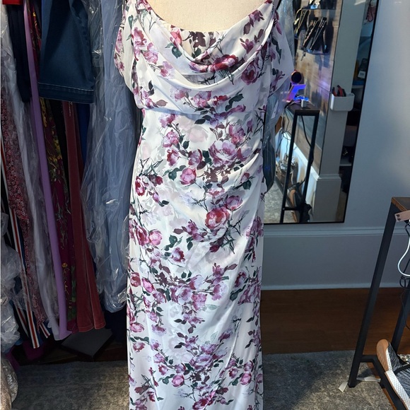 Alex Evenings Pink Floral Maxi Dress - Picture 3 of 6
